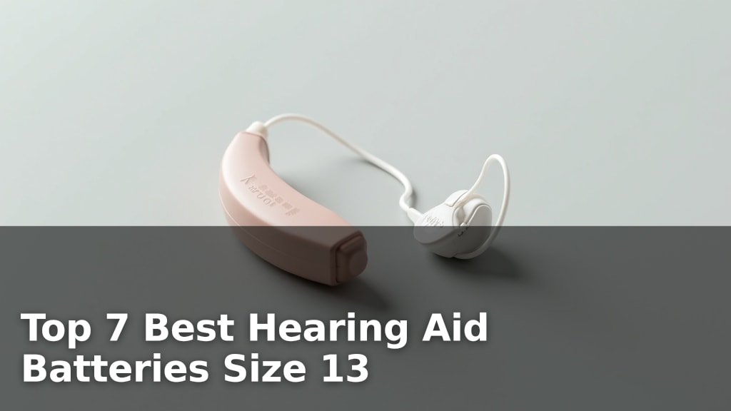 Top 7 Best Hearing Aid Batteries Size 13