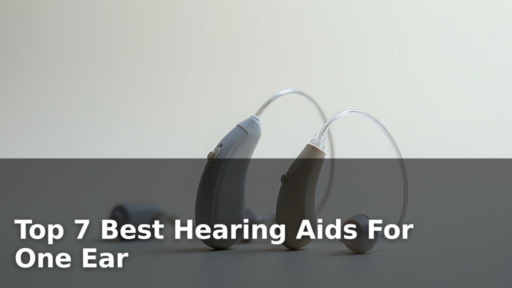 Top 7 Best Hearing Aids For One Ear