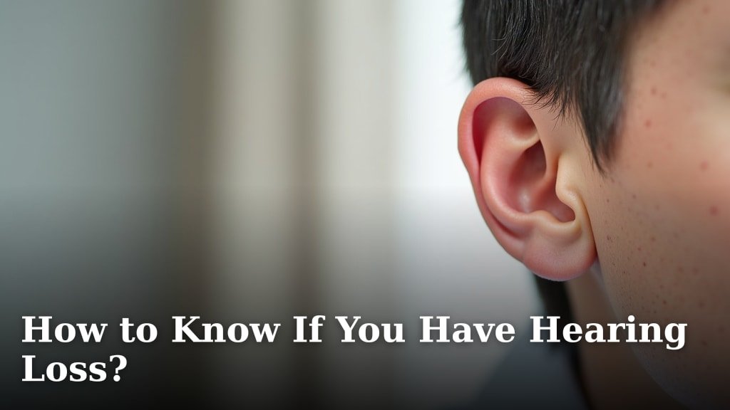 How to Know If You Have Hearing Loss?