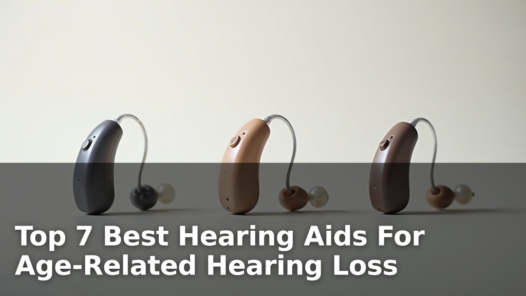 Top 7 Best Hearing Aids For Age-Related Hearing Loss