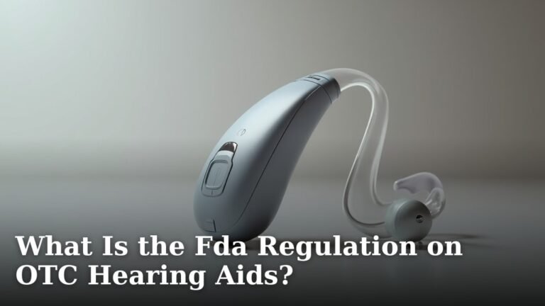 What Is the Fda Regulation on OTC Hearing Aids?