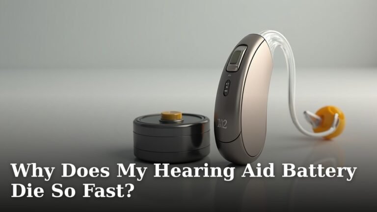 Why Does My Hearing Aid Battery Die So Fast?