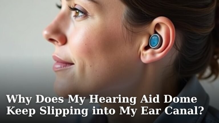 Why Does My Hearing Aid Dome Keep Slipping into My Ear Canal?