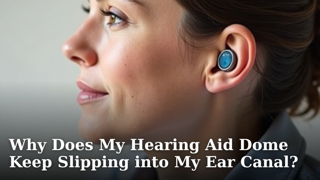 Why Does My Hearing Aid Dome Keep Slipping into My Ear Canal?