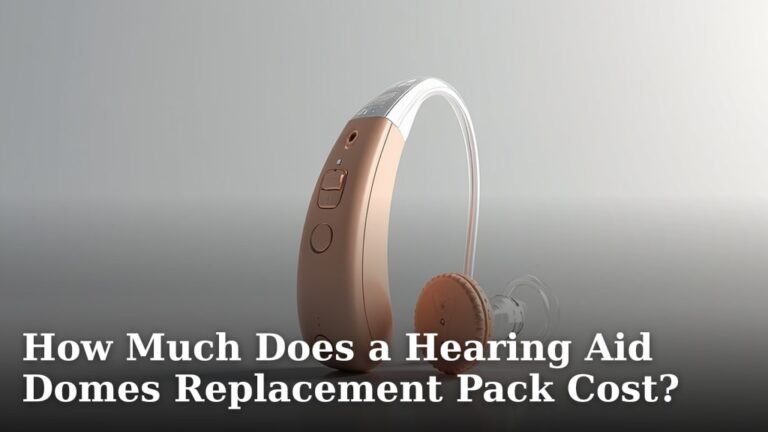 How Much Does a Hearing Aid Domes Replacement Pack Cost?