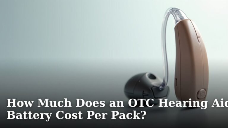 How Much Does an OTC Hearing Aid Battery Cost Per Pack?