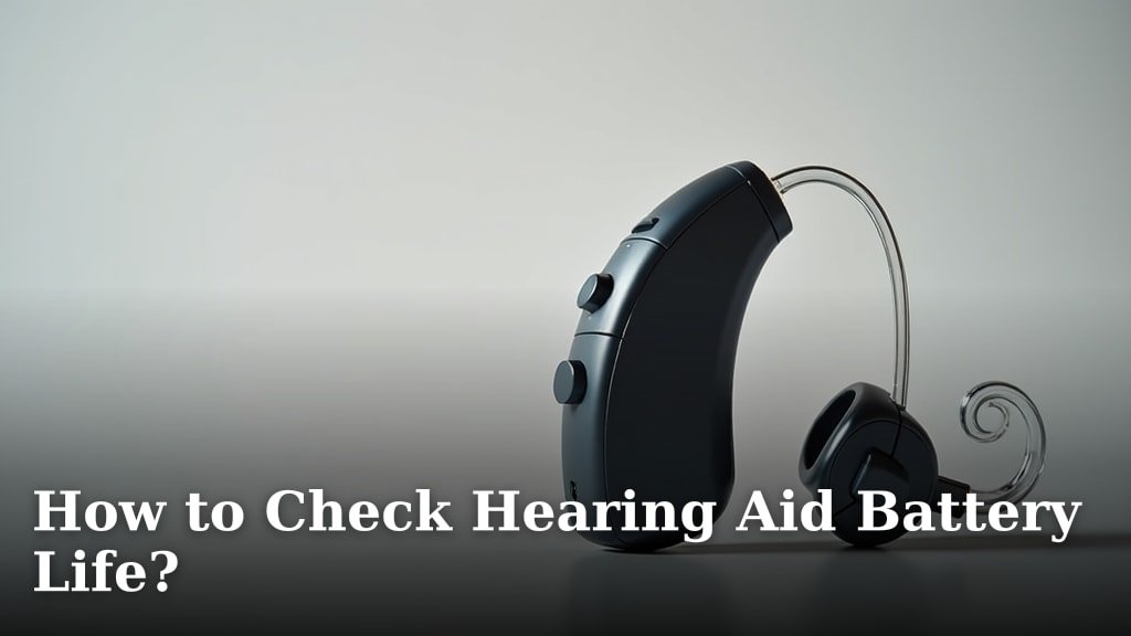 How to Check Hearing Aid Battery Life?