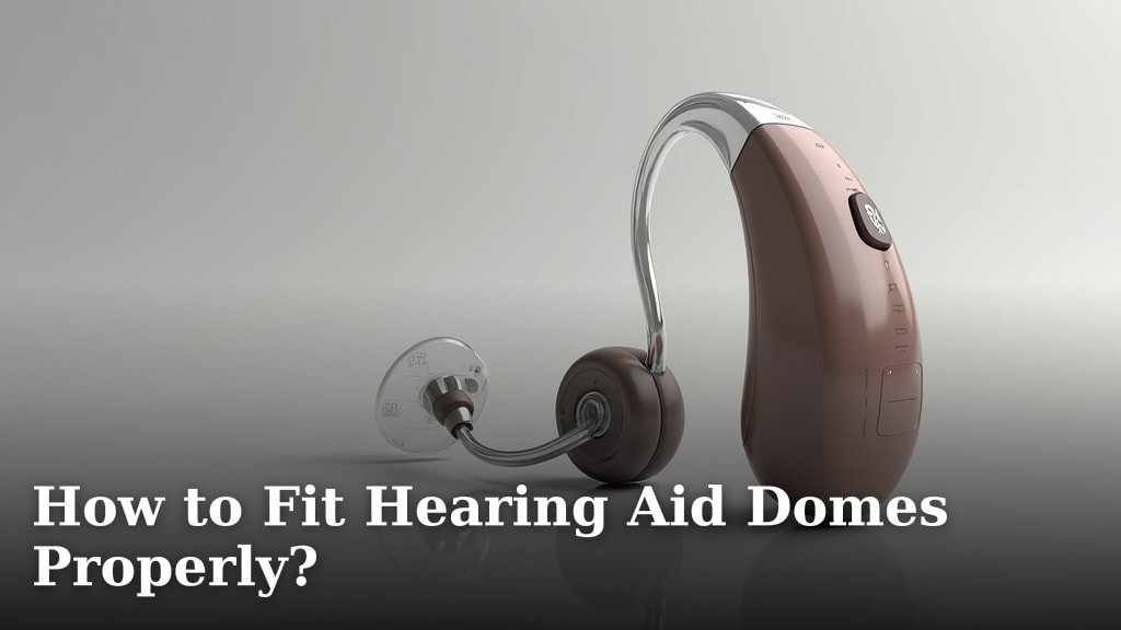 How to Fit Hearing Aid Domes Properly?