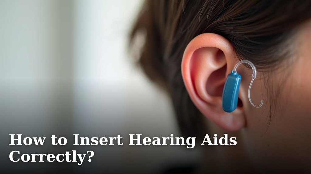 How to Insert Hearing Aids Correctly?