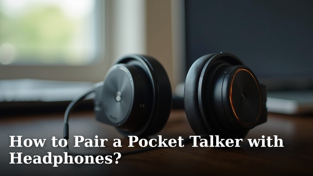 How to Pair a Pocket Talker with Headphones?