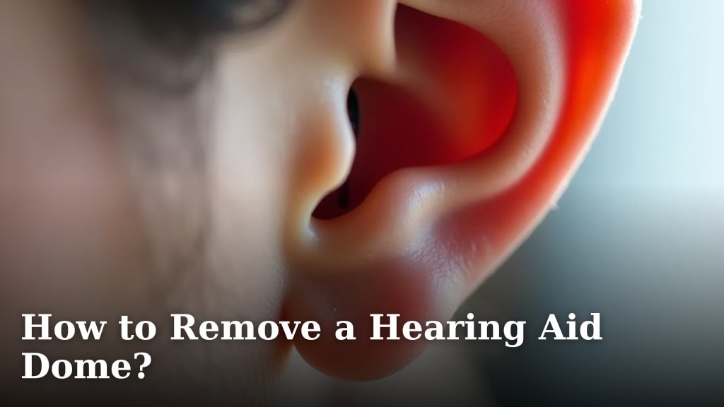 How to Remove a Hearing Aid Dome?