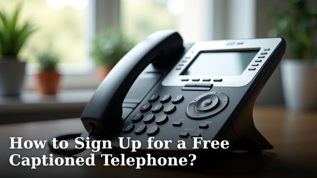 How to Sign Up for a Free Captioned Telephone?