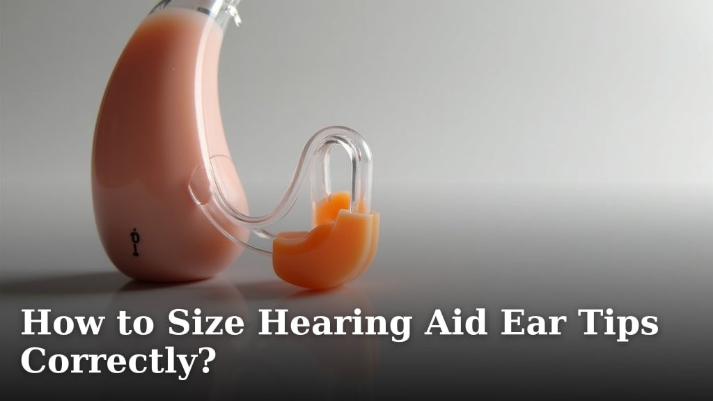 How to Size Hearing Aid Ear Tips Correctly?