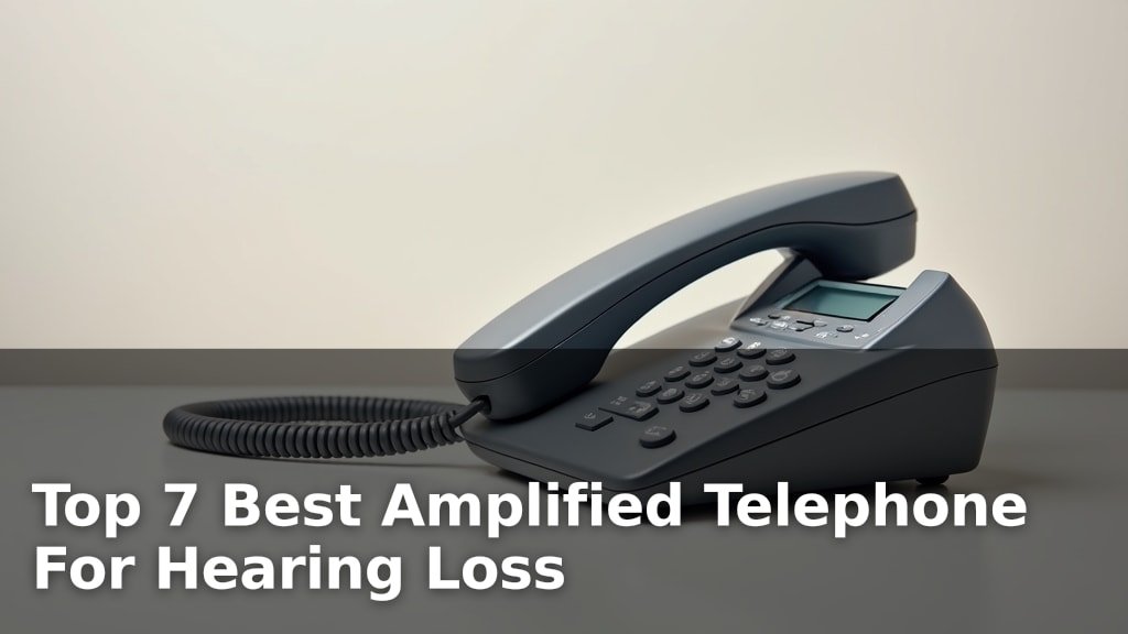 Best Amplified Telephone For Hearing Loss