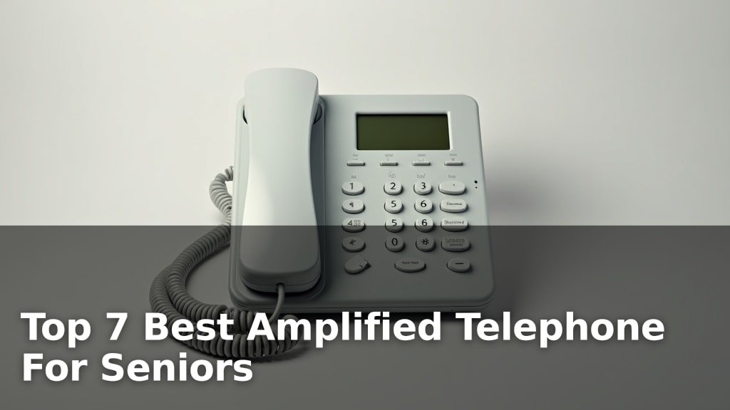 Best Amplified Telephone For Seniors
