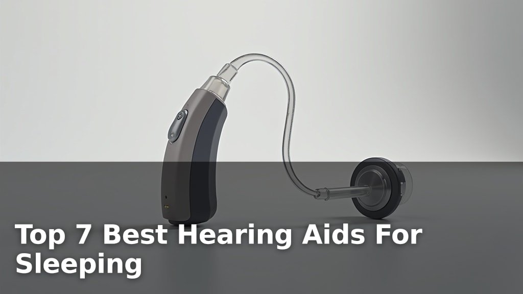 Top 7 Best Hearing Aids For Sleeping