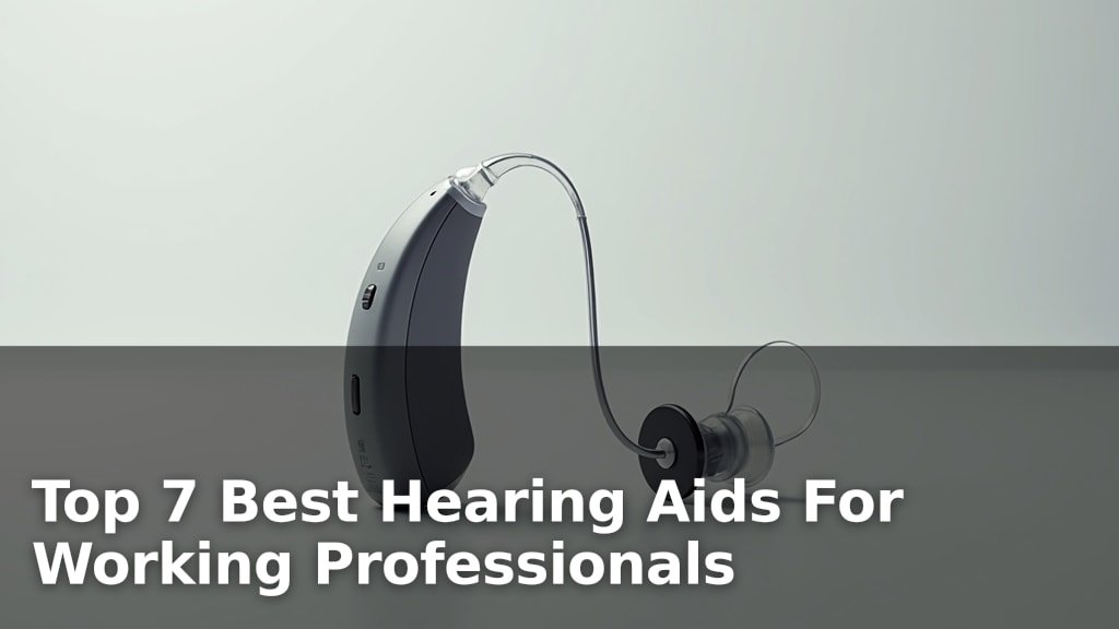 Top 7 Best Hearing Aids For Working Professionals