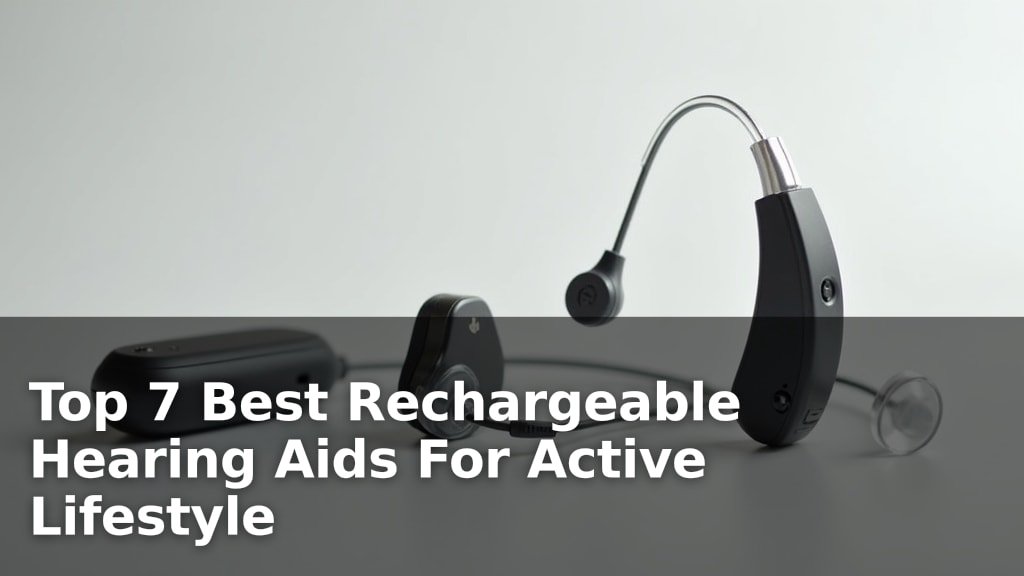 Top 7 Best Rechargeable Hearing Aids For Active Lifestyle