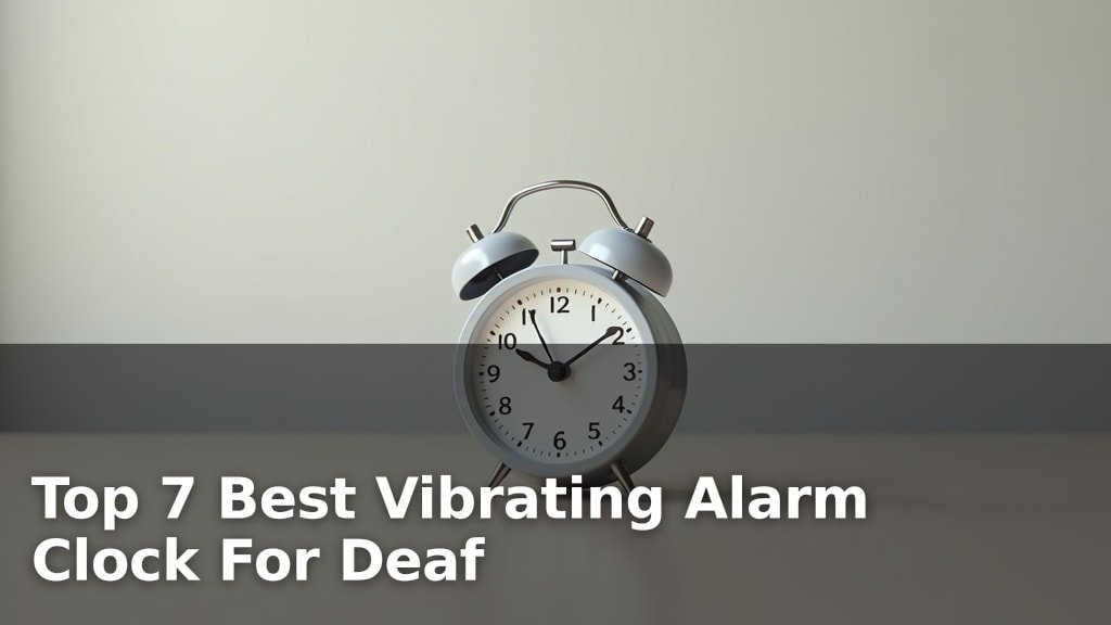 Best Vibrating Alarm Clock For Deaf