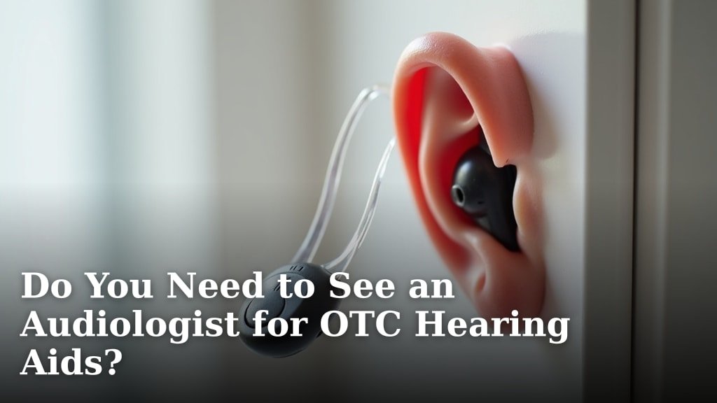 Do You Need to See an Audiologist for OTC Hearing Aids?