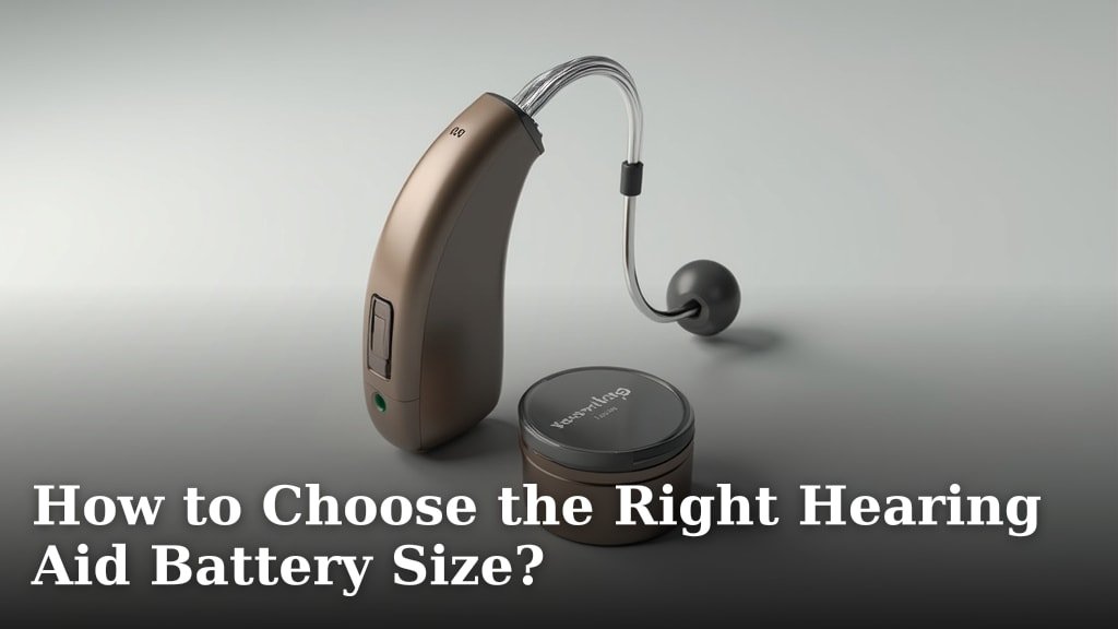 How to Choose the Right Hearing Aid Battery Size?