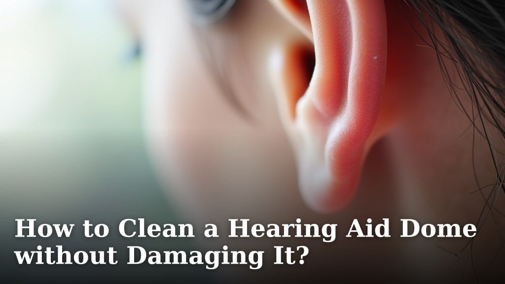 How to Clean a Hearing Aid Dome without Damaging It?
