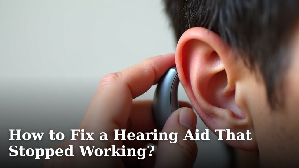 How to Fix a Hearing Aid That Stopped Working?
