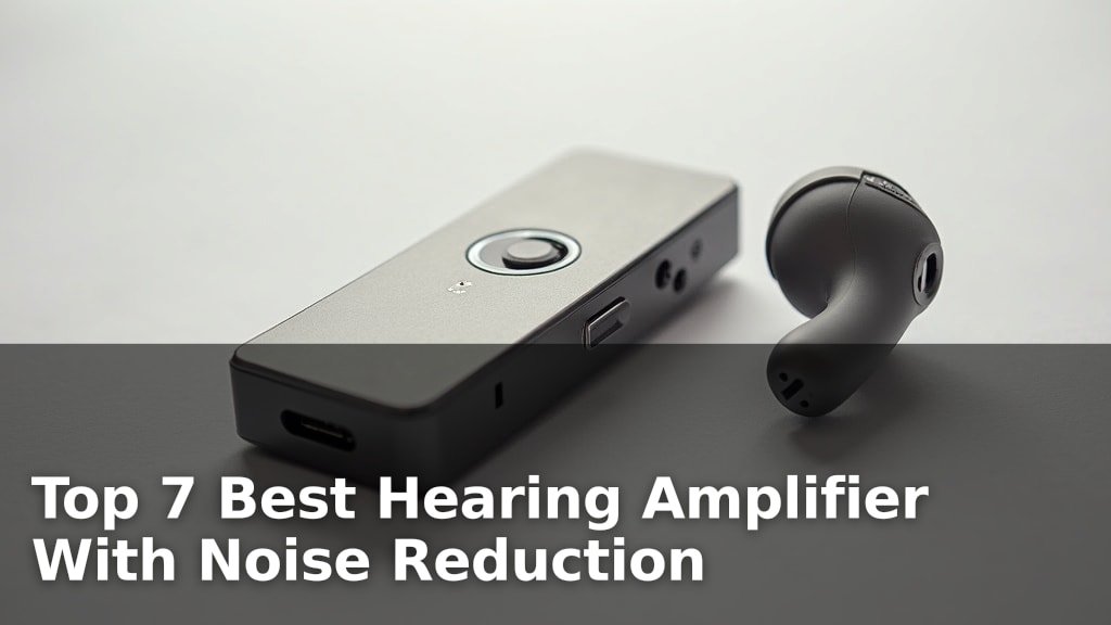 Best Hearing Amplifier With Noise Reduction