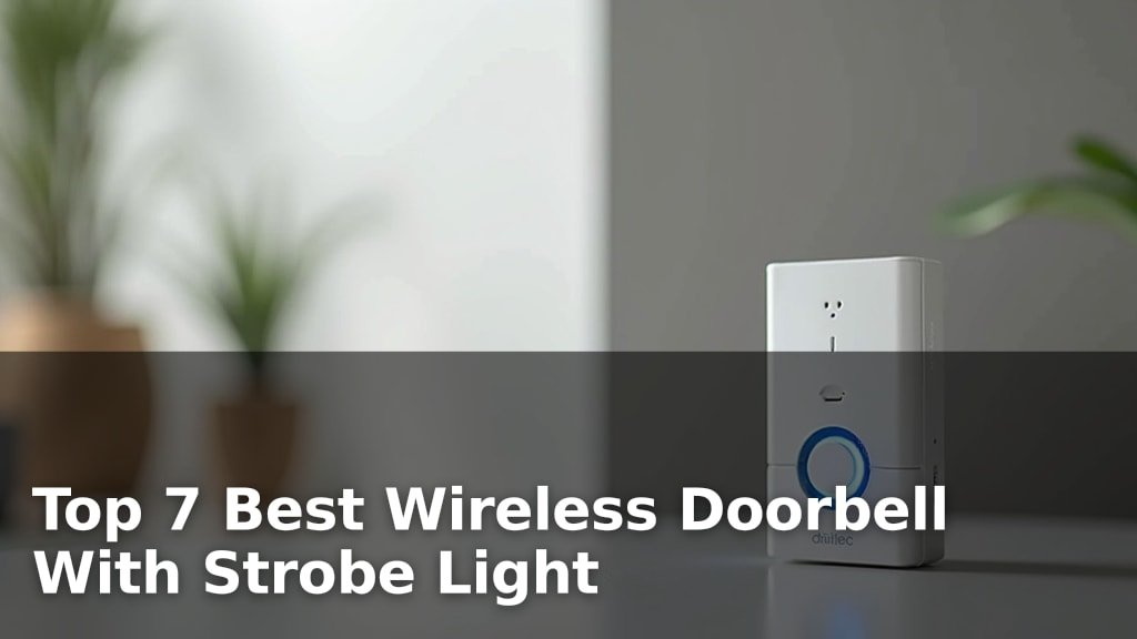 Best Wireless Doorbell With Strobe Light