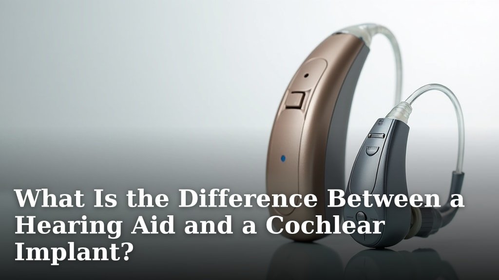 What Is the Difference Between a Hearing Aid and a Cochlear Implant?